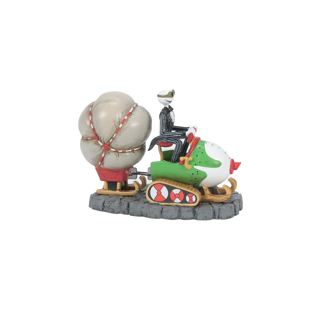 Department 56 Disney The Nightmare Before Christmas Village Accessories Figura de Gato en Trineo, 1.57 Pulgadas de Alto x 1.11 Pulgadas de Ancho x 2.5 Pulgadas de Largo, Multicolor