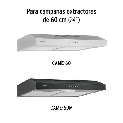 Foset FILM-C60, Juego de 2 filtros de aluminio para campana CAME-60
