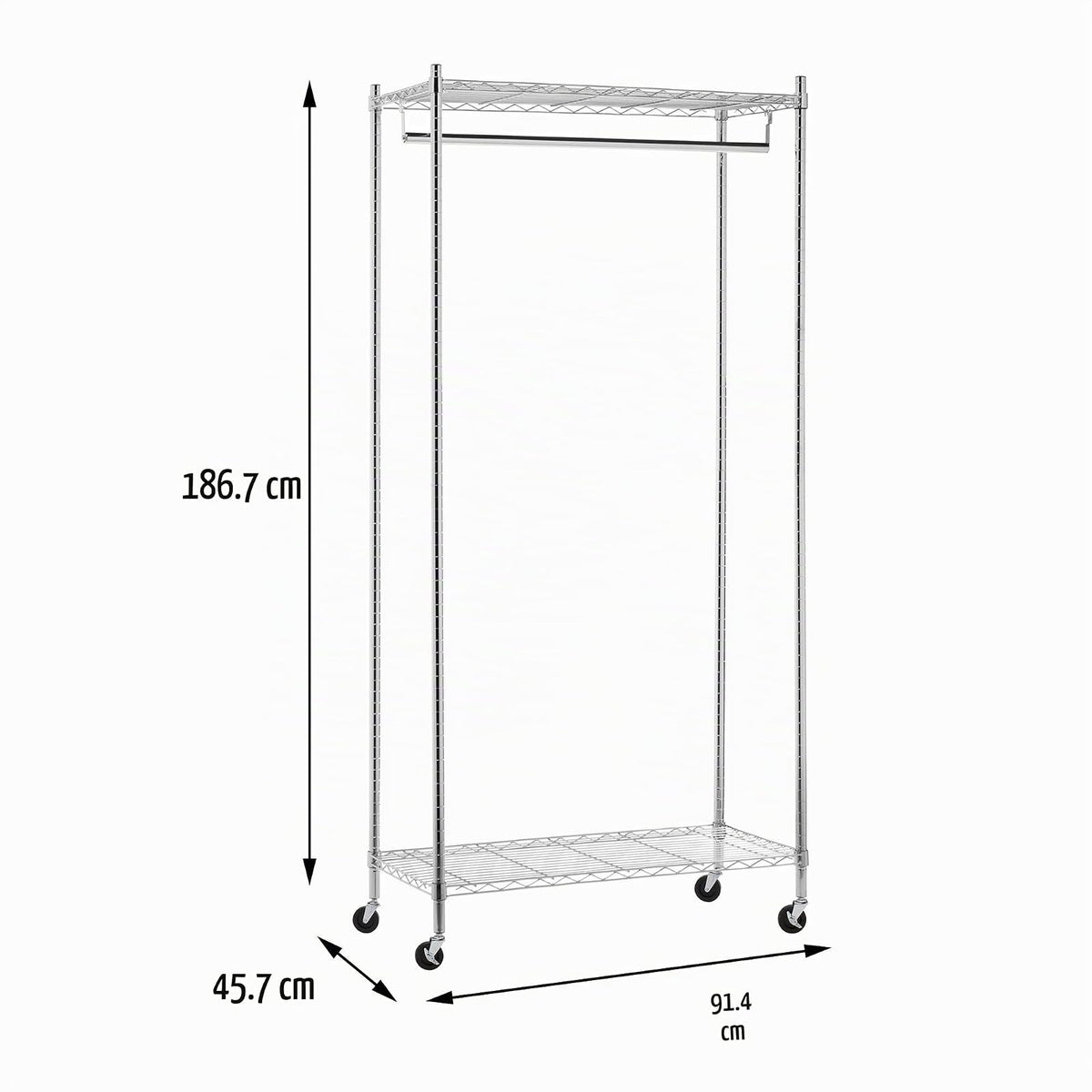 Honey-Can-Do - Perchero Enrollable de Alta Resistencia GAR-01120