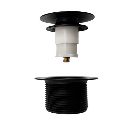 Westbrass D398R-62 - Drenaje de baño de Hilo Grueso NPSM de 1-1/2 Pulgadas, Color Negro Mate, 1 Paquete
