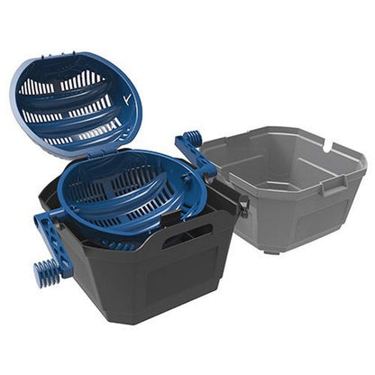 Frankford Arsenal Platinum Series Separador de Medios húmedos/Secos con tamiz Perforado y Filtro de Malla para Recarga, Azul, Gris