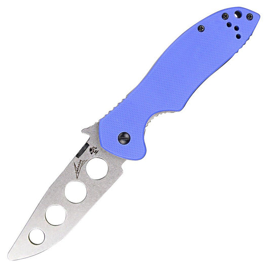 Kershaw Knives 9000841-SSI E-Train Cuchillo plegable de borde fino azul - multi, N/A