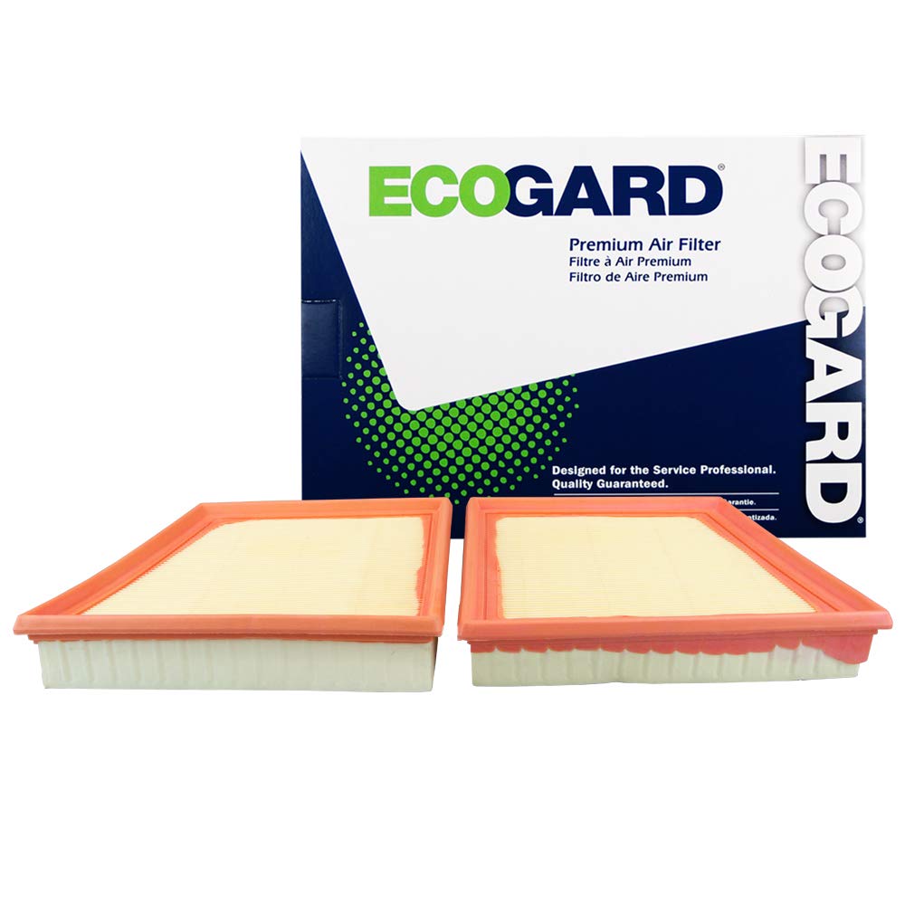 ECOGARD XA11551 Filtro de Aire Motor Premium Izquierda/Derecha para Jaguar F-Pace 17-25 XF XE 16-20 Land Rover Range Rover Velar 18-25