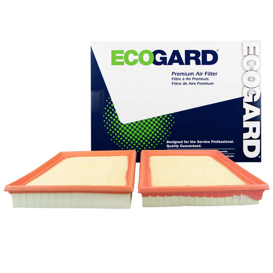ECOGARD XA11551 Filtro de Aire Motor Premium Izquierda/Derecha para Jaguar F-Pace 17-25 XF XE 16-20 Land Rover Range Rover Velar 18-25