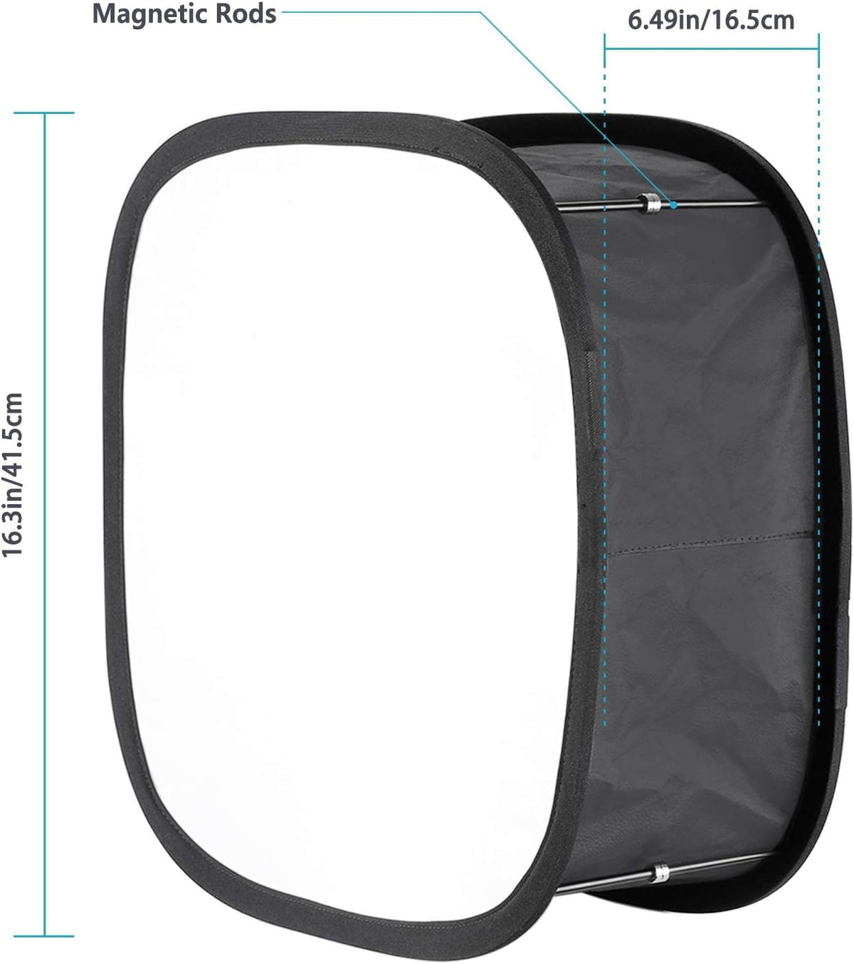 NEEWER 2 Pack LED Luz Panel Softbox para 660 480 Luz de Video | Outer 16.3"x6.5", Inner 9.8"x8.7", Plegable Difusor, para Foto Estudio Shooting