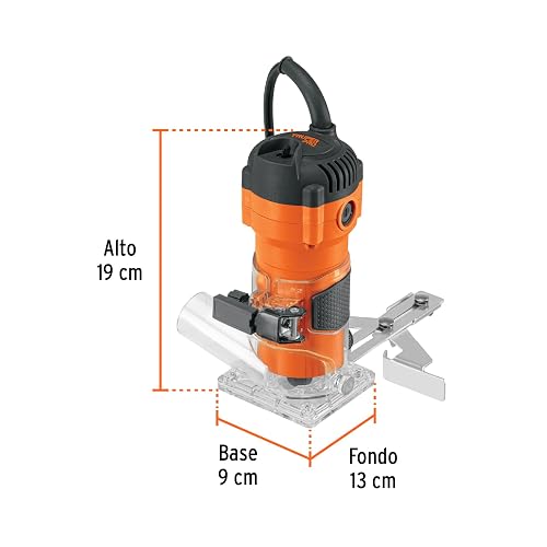 Truper PRO ROU-MA, Router compacto 600W, 3/4 HP