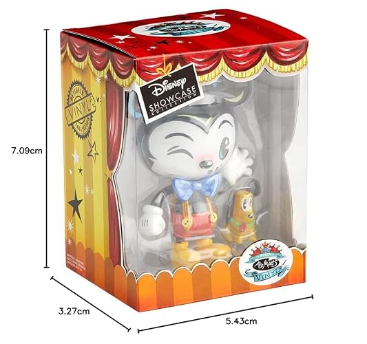 Enesco World of Miss Mindy Presents Disney - Figura de Vinilo de Punto de colección Disney, Mickey Mouse, Multicolor, 17.78 cm, 1