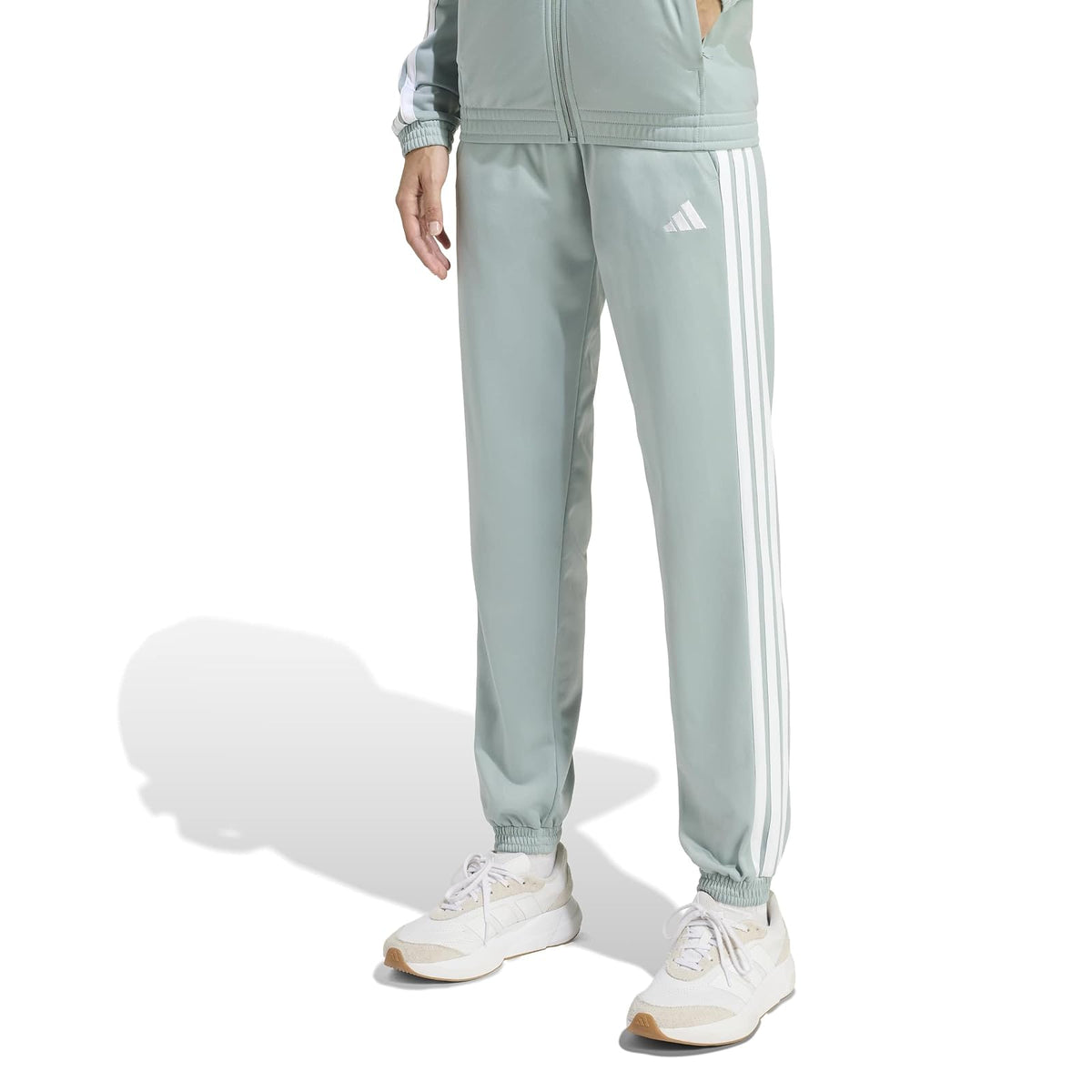 adidas Tricot Pantalón Deportivo 3 Rayas Mujer - M - Wonder Sage