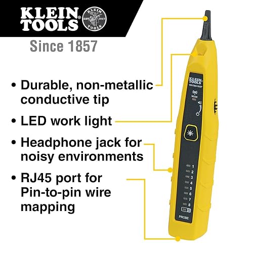KLEIN TOOLS VDV500-705 | Kit Tone & Probe | Rastreo De Cables | Luz LED