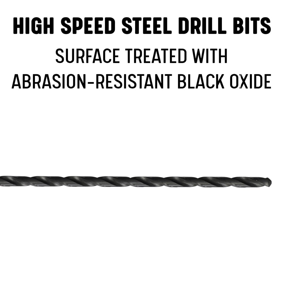 Drill America - DWDDL18X3/8 3/8" x 18" broca extra larga de acero de alta velocidad, serie DWDDL