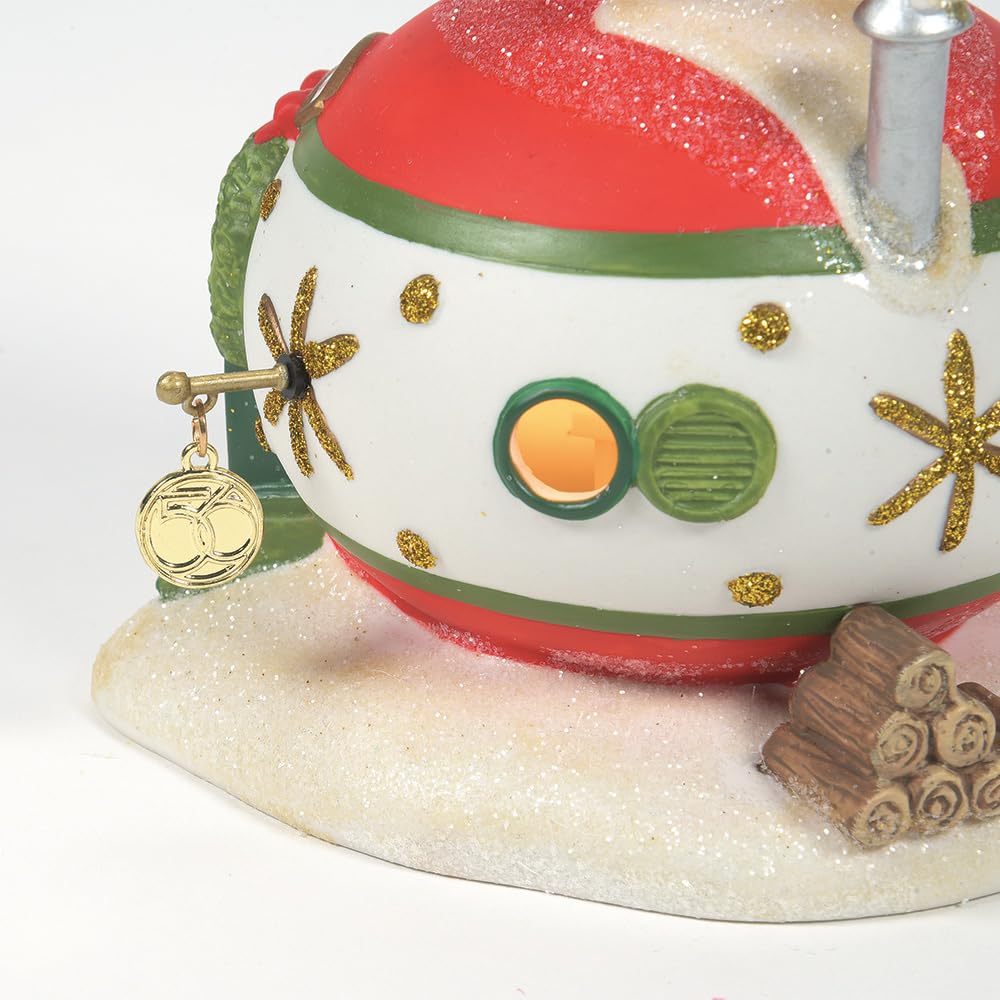 Department 56 North Pole Village Finny's - Adorno para casa iluminada, 9.5 Pulgadas, Multicolor