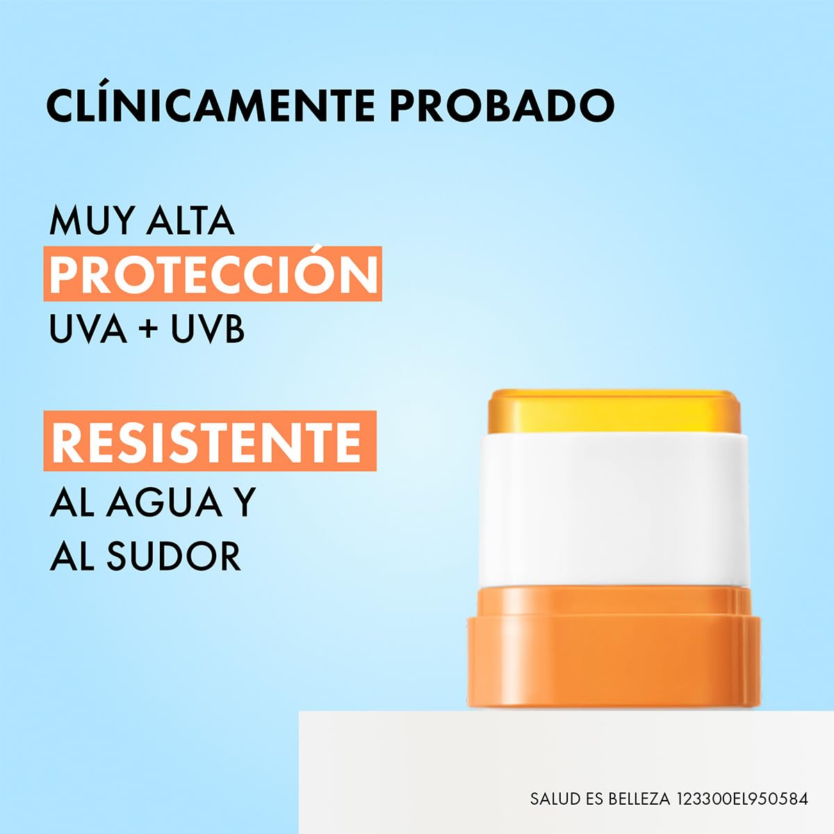 Vichy Capital Soleil UV Aqua Protector Solar en Stick Dermatológico 9g | Protector Solar en Barra con FPS 50+ y Acabado Invisible PA+++ Ideal para Reaplicación Práctica en RostroyY Labios