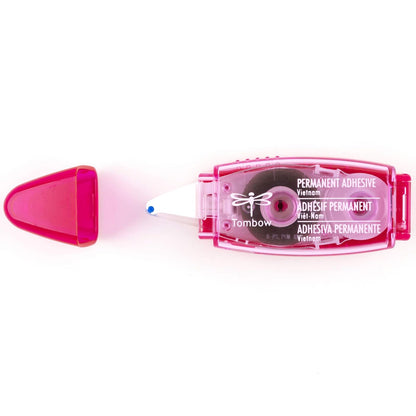 Tombow 62140 Power Mini cinta de pegamento, paquete de 3 aplicadores compactos fáciles de usar para una unión fuerte y permanente