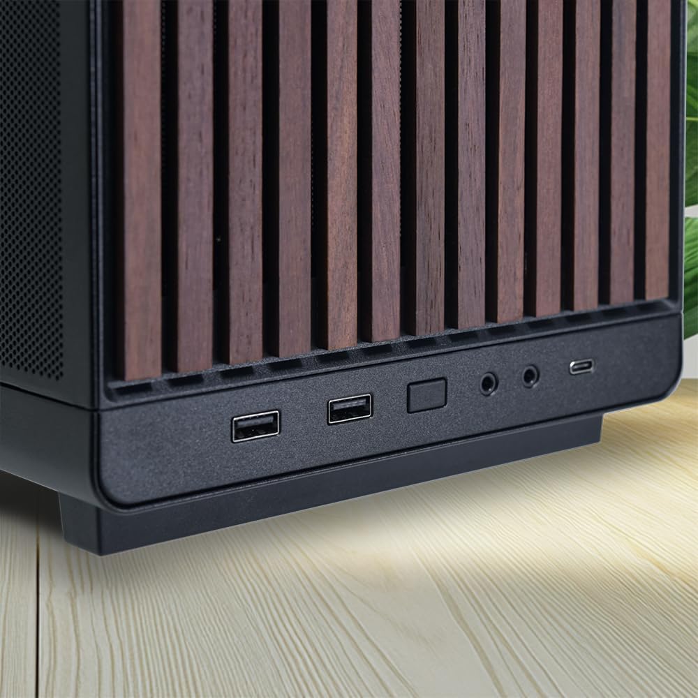 Lian Li A3-mATX-WD-26.3L chasis de Factor de Forma Micro, sin Ventiladores incluidos, Compatible con diseño AIO de modularidad de 360 mm, para M-ATX, ITX Placa Base Dan Cases Collaboration-Panel