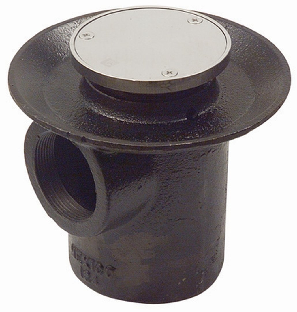 URREA 124TC Coladera para Piso de Una Boca, Tapa Ciega