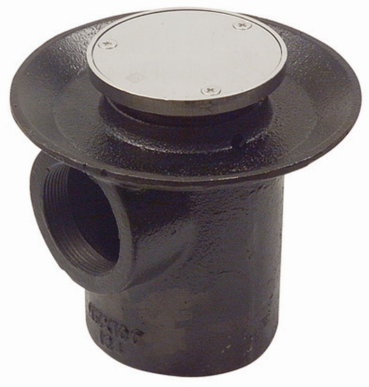 URREA 124TC Coladera para Piso de Una Boca, Tapa Ciega
