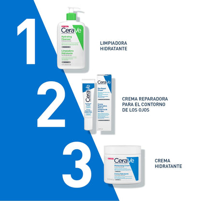CeraVe Crema Hidratante Facial y Corporal para Piel Seca 454g | Restaura la Barrera de la Piel e Hidrata por 48 hrs, con Ceramidas Esenciales y Ácido Hialurónico
