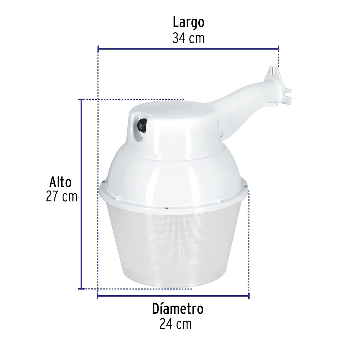 Volteck Lait SUB-811F, Suburbano estándar con fotocelda, 65W, 6500K, Fluorescente