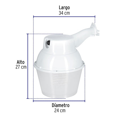 Volteck Lait SUB-811F, Suburbano estándar con fotocelda, 65W, 6500K, Fluorescente