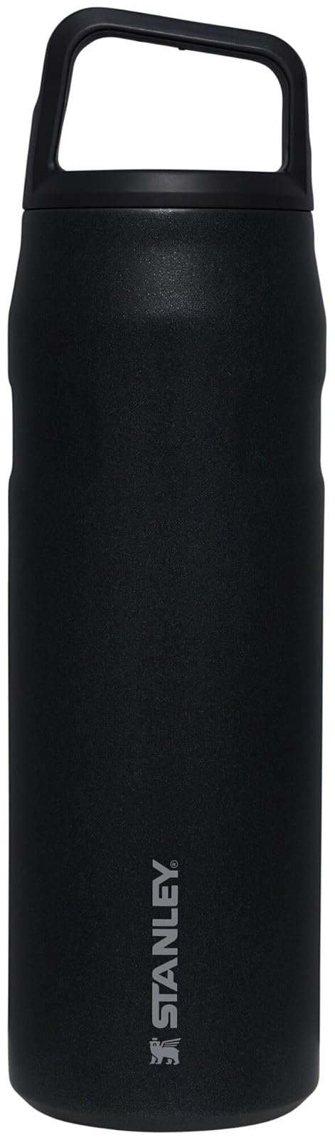 Stanley IceFlow Botella de Agua 24 oz Boca Ancha - Brillo Negro - 24 onzas