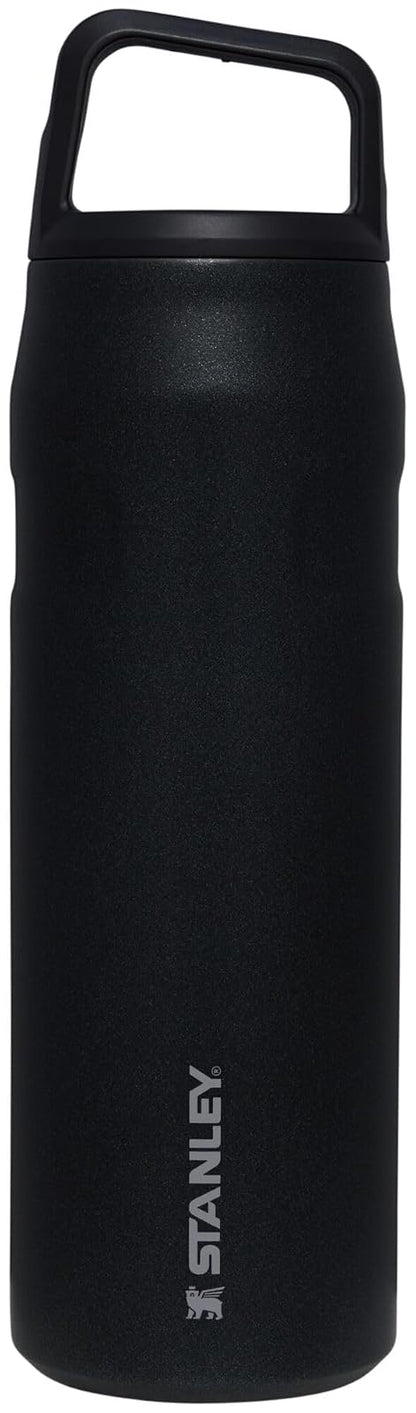 Stanley IceFlow Botella de Agua 24 oz Boca Ancha - Brillo Negro - 24 onzas