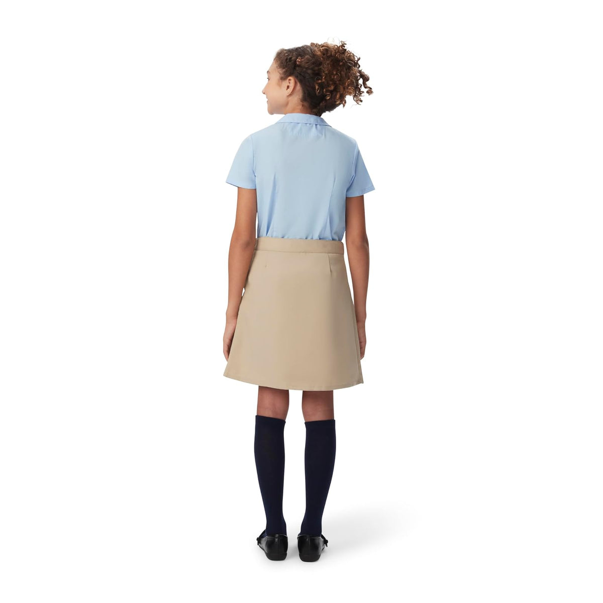 French Toast Girls' Two-Tab Pleated Scooter Skirt