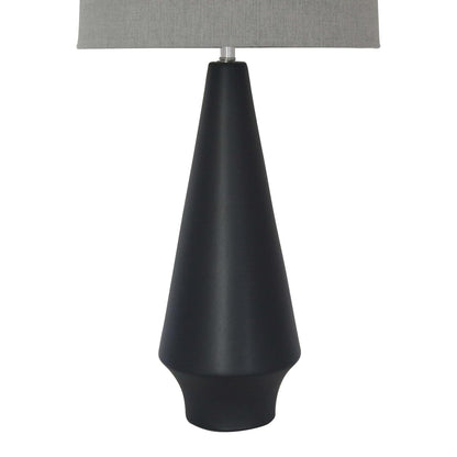 Luzerna CM-0250 Lámpara De Mesa Maia, Color Negro Mate, 1 Unidad