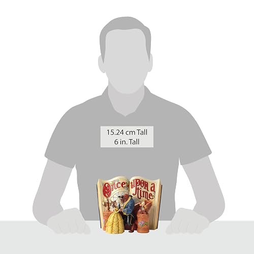 Disney Traditions 4031483 Beauty and The Beast Storybook Figurine, 6 inches