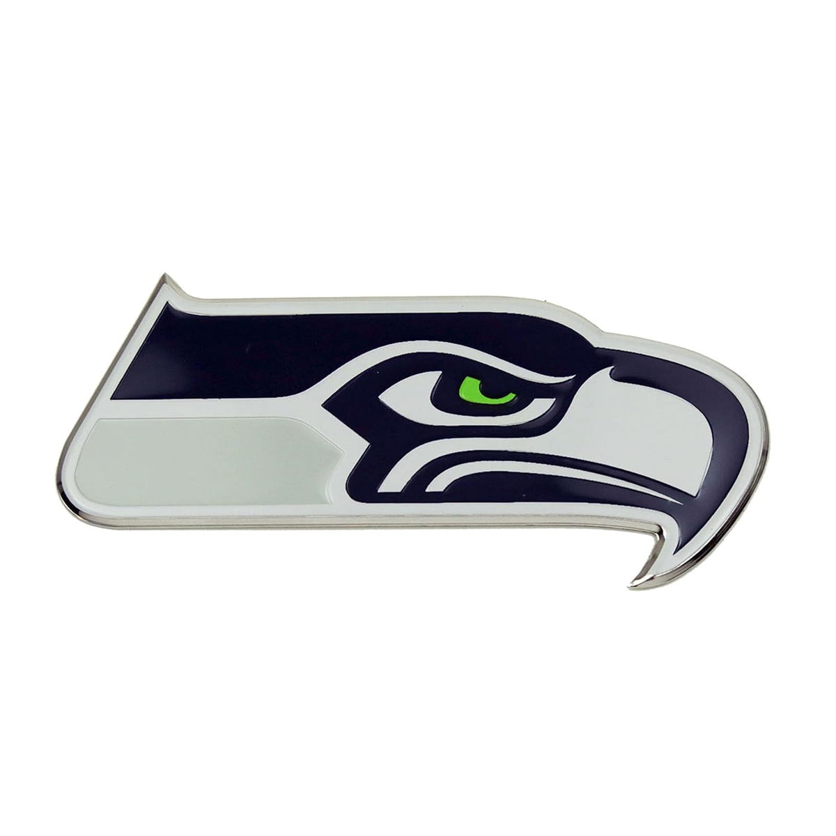 Team ProMark Emblema Cromado de Automóvil NFL, Troquelado - Seattle Seahawks