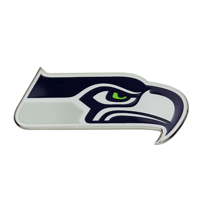 Team ProMark Emblema Cromado de Automóvil NFL, Troquelado - Seattle Seahawks