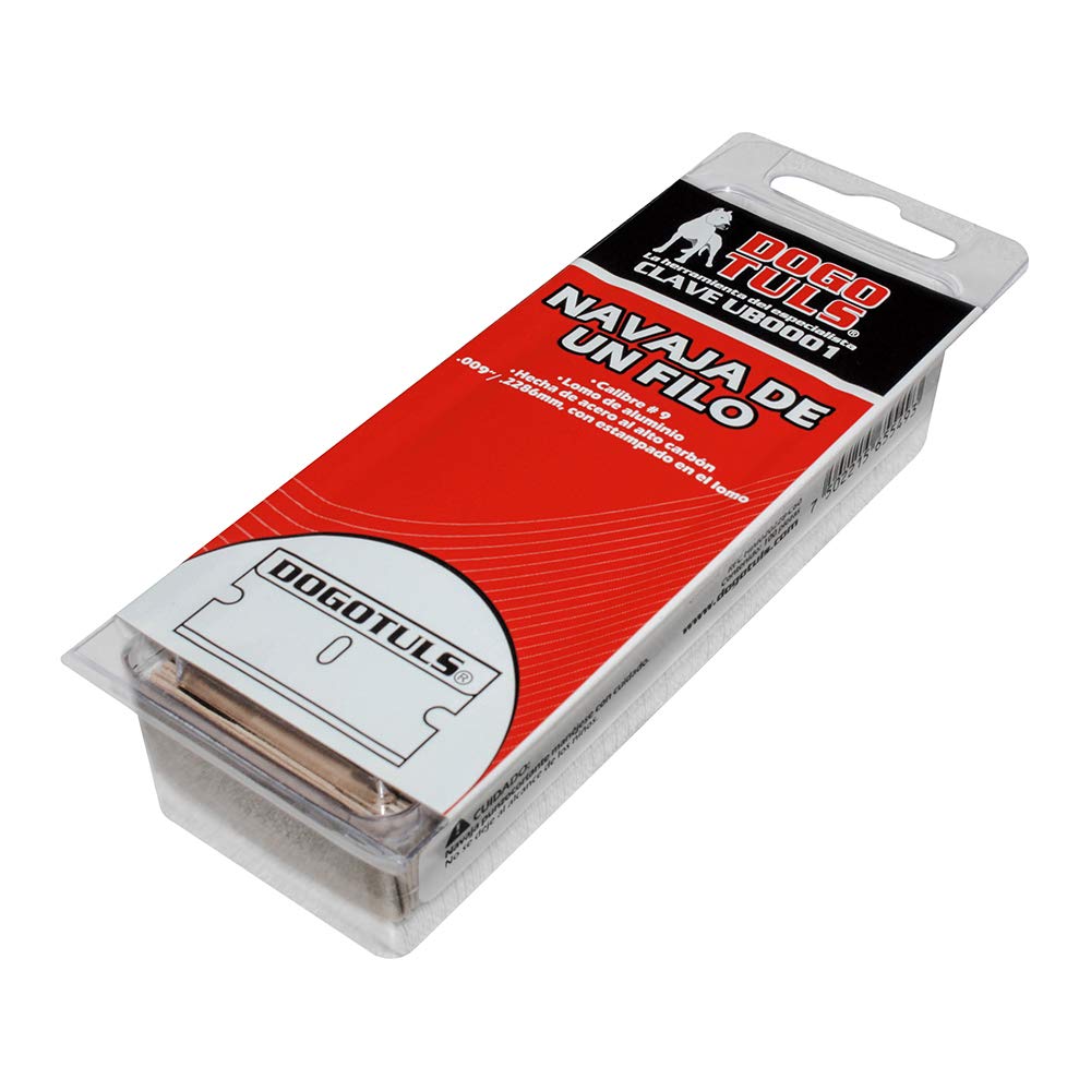 DOGOTULS UB0001 Navaja De 1 Filo Calibre 9 con 100 Pzas