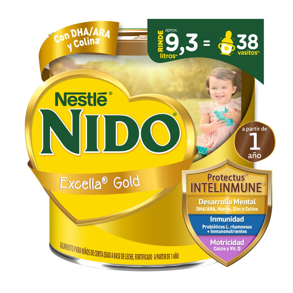 Nido Excella Gold 1+ Alimento Para Niños de Corta Edad Lata de 1.4 kg
