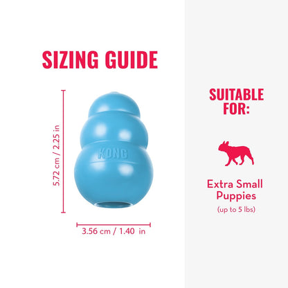 Kong Juguete para Cachorros, extra pequeño (El Color puede Variar)