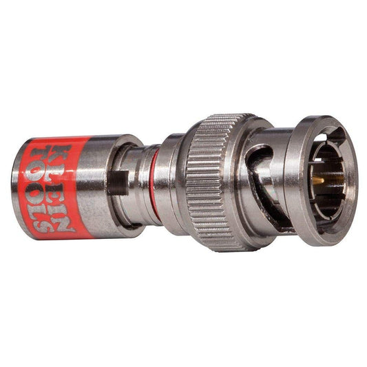 Klein Tools VDV813-616 Conector de Compresión BNC Universales, 10 Piezas