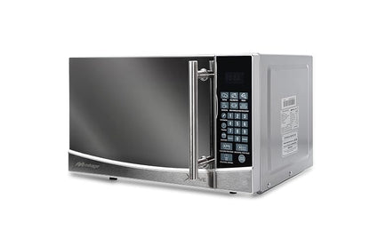 Microondas Xwave Mirage, 0.7 pies, 9 programas predeterminados, acabado tipo espejo, descongelamiento y coccion por pero, plata, modelo MWD020E-PLATA