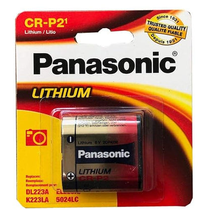 Panasonic CR-P2PA/1B household battery Single-use battery Litio - Pilas (Single-use battery, Litio, 6 V, Negro)