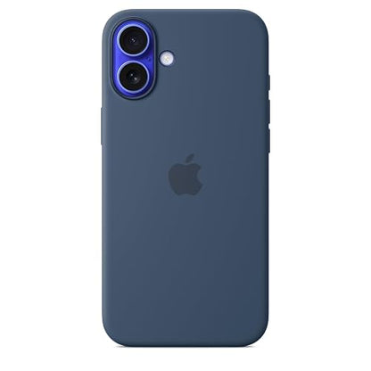 Apple Funda de silicón con MagSafe para el iPhone 16 Plus - Azul Denim ​​​​​​​