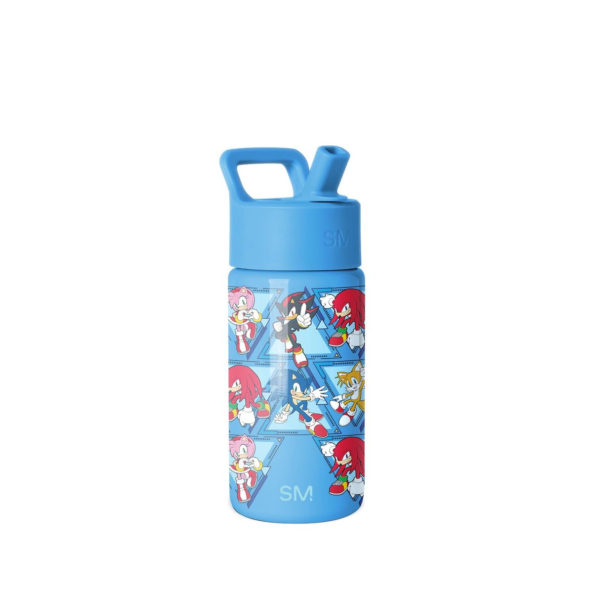 Simple Modern Summit Botella Infantil con Popote, 18 oz, Diseños Infantiles - Sonic: Amigos - 0.4 Litros
