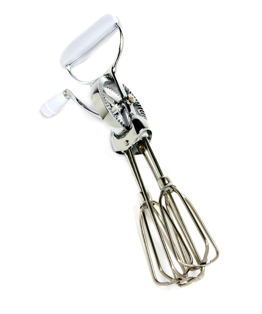 Norpro - Batidor de huevos clásico estilo manivela 18/10 mezclador de acero inoxidable de 12 pulgadas