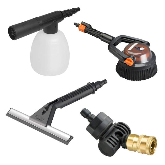 WORX Hydroshot Deluxe Kit de accesorios de limpieza - WA4072