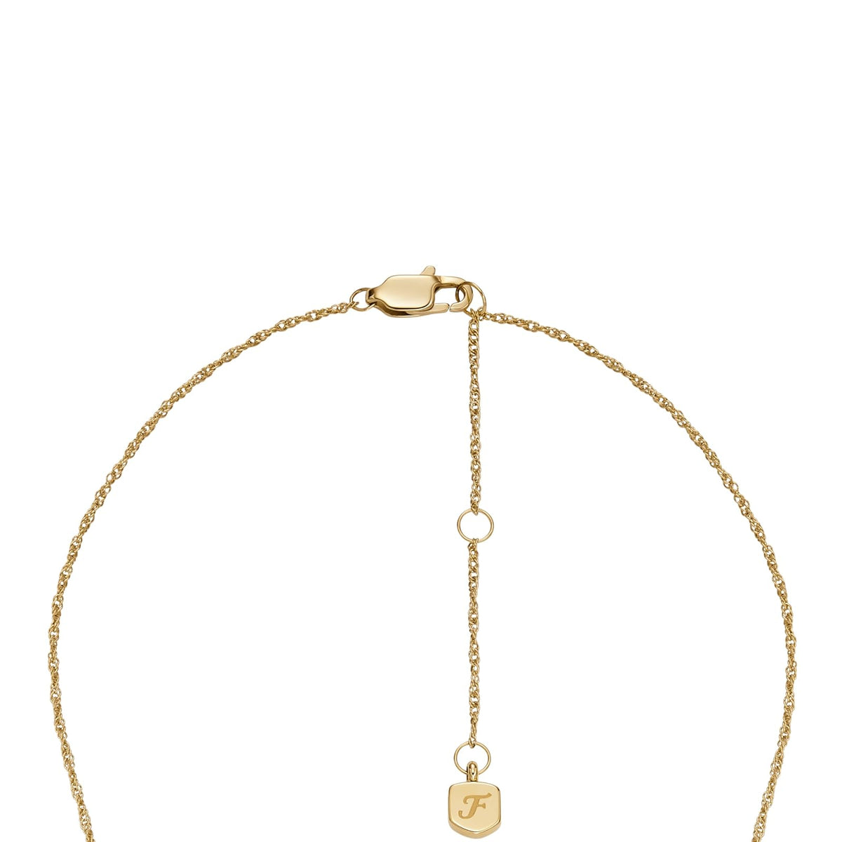 Fossil Collar jf04812710 butterfly wings de acero inoxidable en tono dorado para dama