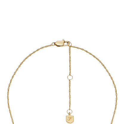 Fossil Collar jf04812710 butterfly wings de acero inoxidable en tono dorado para dama