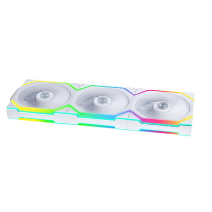 Lian Li Uni Fan SL Wireless Ventilador ARGB 120mm con LCD - 120 Triple White