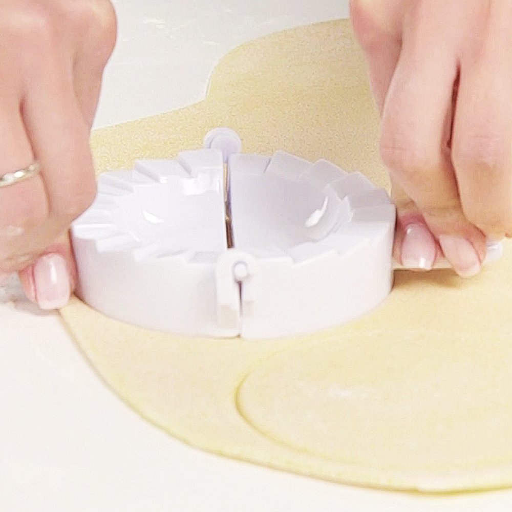 Metaltex Ravioli - Prensas para raviolis (3 unidades), color blanco