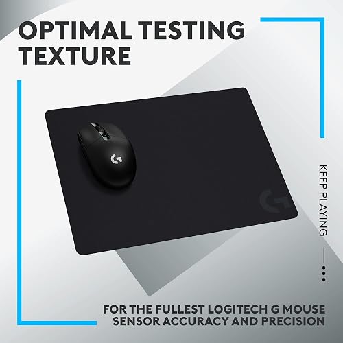 Logitech G440 Gaming Mouse Pad - Alfombrilla rígida para Mouse de Juegos, optimizada para sensores de Juegos, fricción Baja, Antideslizante, Accesorios para PC y Mac, 340 x 280 x 5 mm