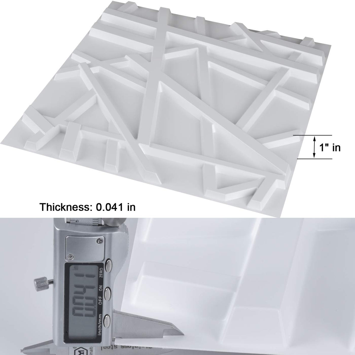 Art3d A10045 - Paneles de pared 3D, color blanco