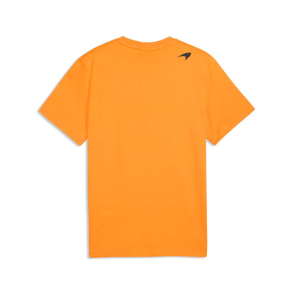 Puma McLaren Big Logo tee Playera Motorsport | Mangas cortas con cuello redondo, con un gran logotipo de Racing en el pecho, diseñado para entusiastas