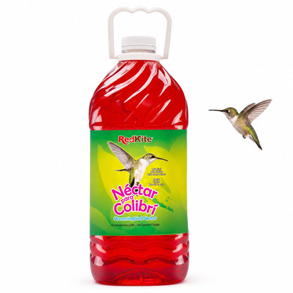 Redkite Néctar Líquido para Colibríes 3.8 L — Néctar Listo para Usar con Energía para Aves