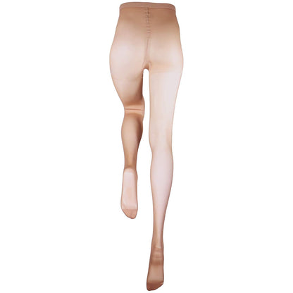 Truform Sheer Compression Pantyhose, 15-20 Mmhg, Women's Shaping Tights, 20 Denier Light Beige, Pack of 1