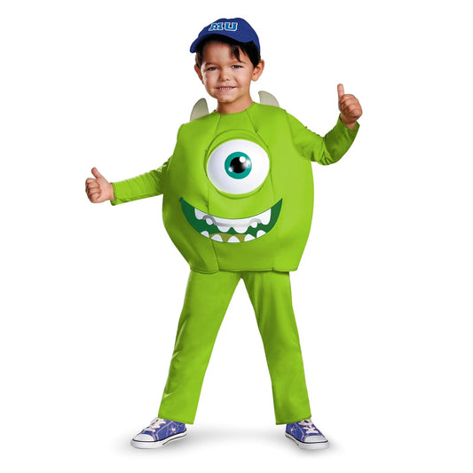 Disney Pixar Monsters University Mike - Disfraz de lujo para niños pequeños, mediano/3T-4T